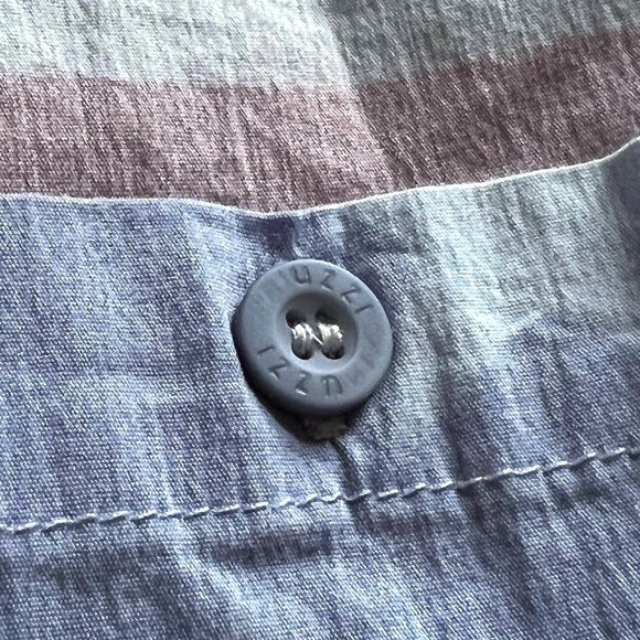 Uzzi Premium Flag Shirt Button Front size XXL Boys Teen Faded Style Short Sleeve - Picture 6 of 6